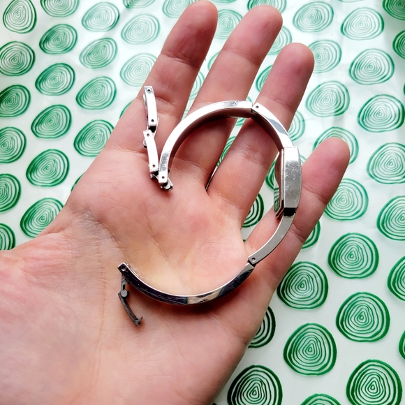 Fossil F2 Blue Plaid Silver Dainty Watch - Picture 6 of 7